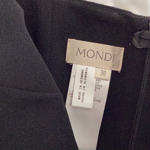 MONDI Designer Black Strapless Dress - Picture 4 of 4